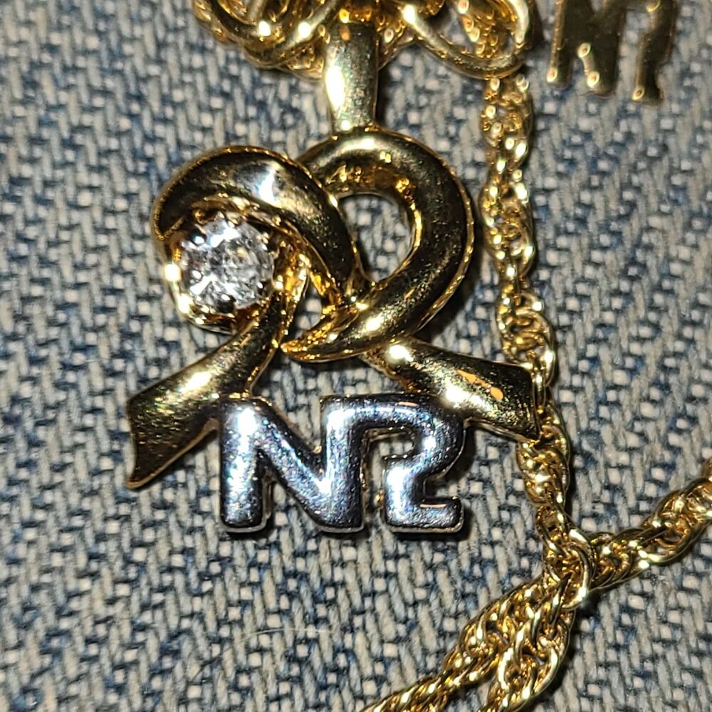 NINA RICCI RIBBON NECKLACE